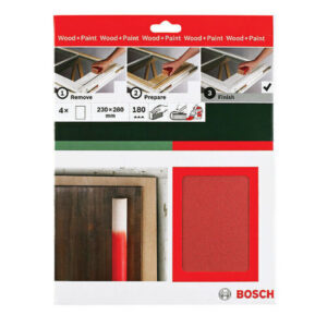Bosch lihvlehed P180, 230×280 mm, 4tk