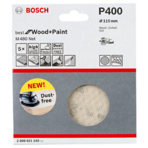 Bosch lihvvõrk P400, M480Net, 115mm, 5 tk
