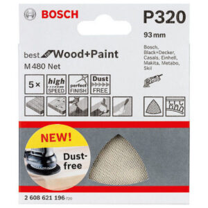 Bosch lihvvõrk P320, M480Net, 93mm, 5 tk