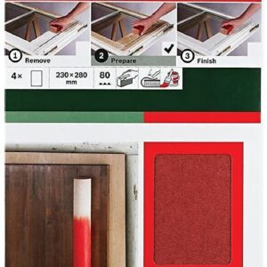 Bosch lihvimislehed P80, 230×280 mm, 4 tk
