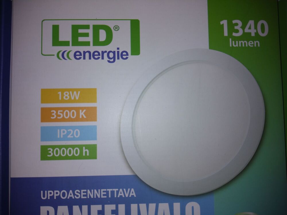 Led Energie süvistatav LED-paneelvalgusti 18 W, 3500 K - Pilt 2