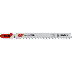 Bosch tikksaeterad plastikule T102D Clean for PP, 2 tk