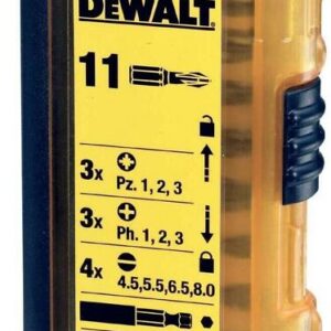 Dewalt Extra-grip 11 osaline otsikute komplekt