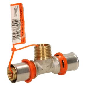 Kolmik alupex torudele, 20 – 1/2″ – 20 press
