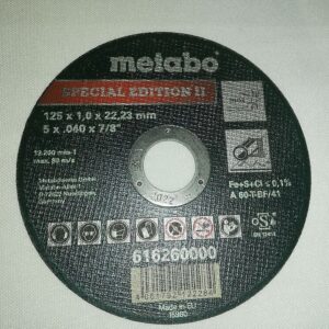 Lõikeketas Metabo special edition II 125mm