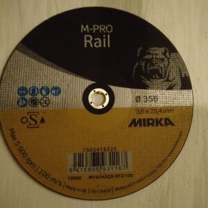 Mirka M-Pro lõikeketas terasele, 356×3,6×25,4 mm