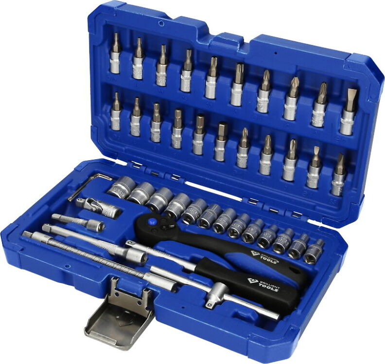 Padrunikomplekt,46 osa,BRILLIANT TOOLS