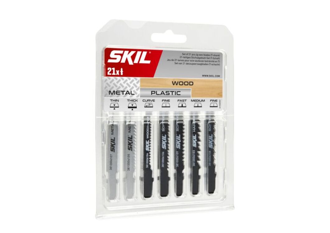 Skil tikksaeterade komplekt 2610S00920, 21 tk - Pilt 2