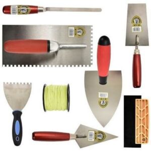 Tööriistade komplekt plaatijale-müürsepal​e, 8 eset