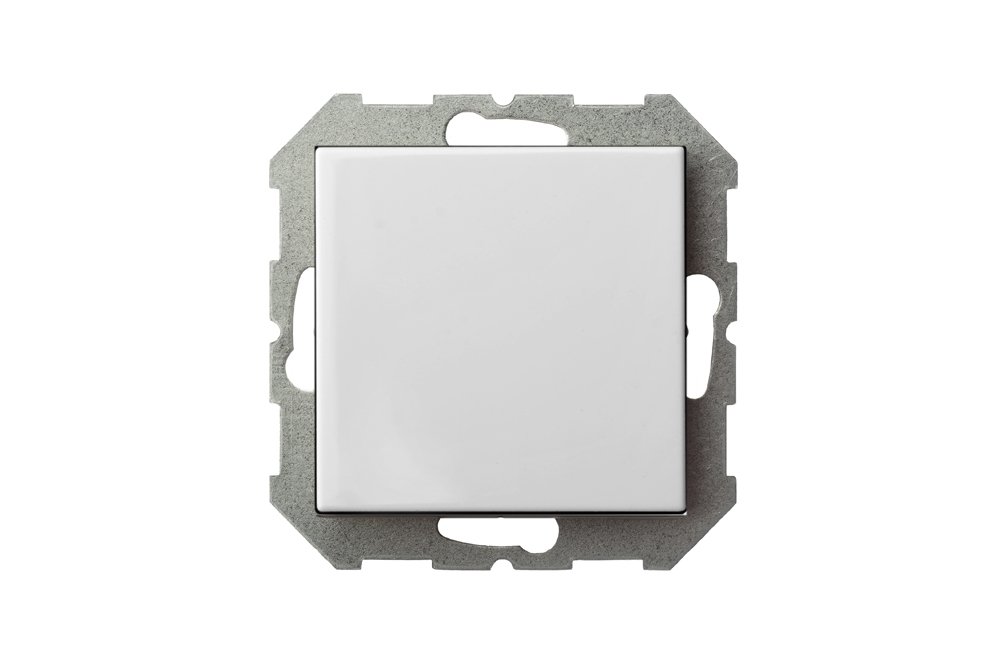 Liregus Epsilon valge lüliti LED-indikaatoriga + Slim raam - Pilt 3